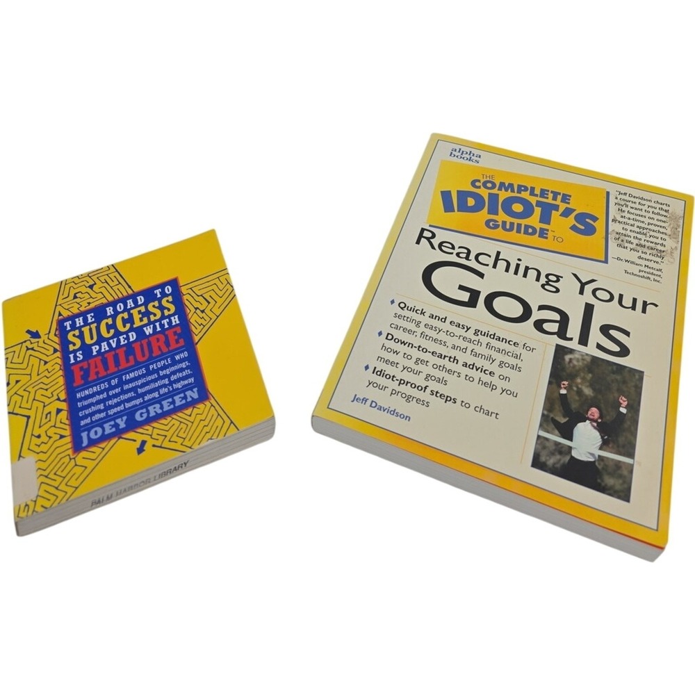 The Road to Success and The Complete Idiots Guide Reaching Your Goals Bundle